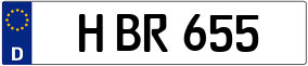 Truck License Plate
